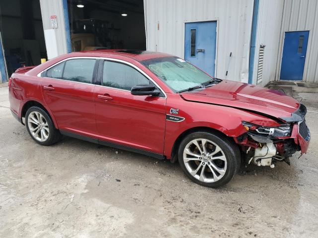 1FAHP2KT7DG101136 - 2013 FORD TAURUS SHO RED photo 4