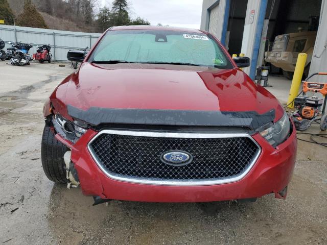 1FAHP2KT7DG101136 - 2013 FORD TAURUS SHO RED photo 5