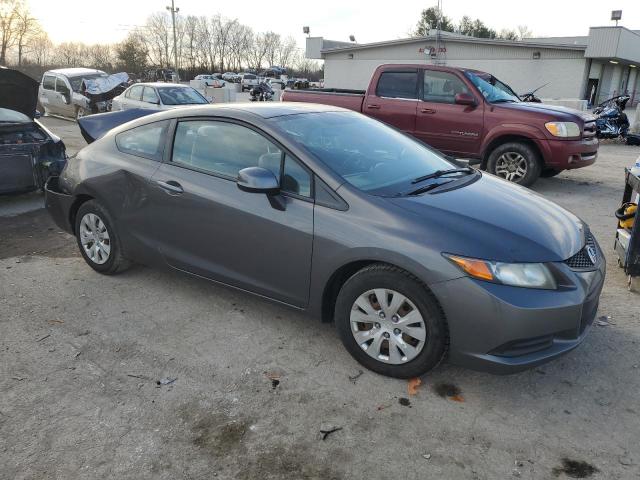 2HGFG3B50CH564569 - 2012 HONDA CIVIC LX GRAY photo 4