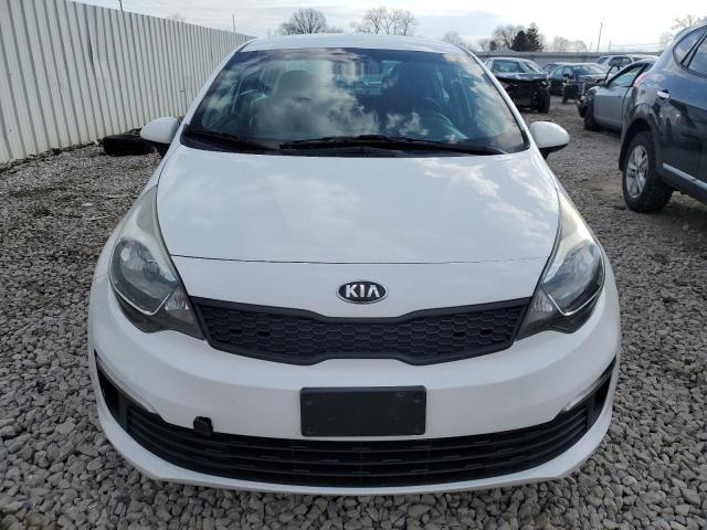 KNADM4A32G6562329 - 2016 KIA RIO LX WHITE photo 5