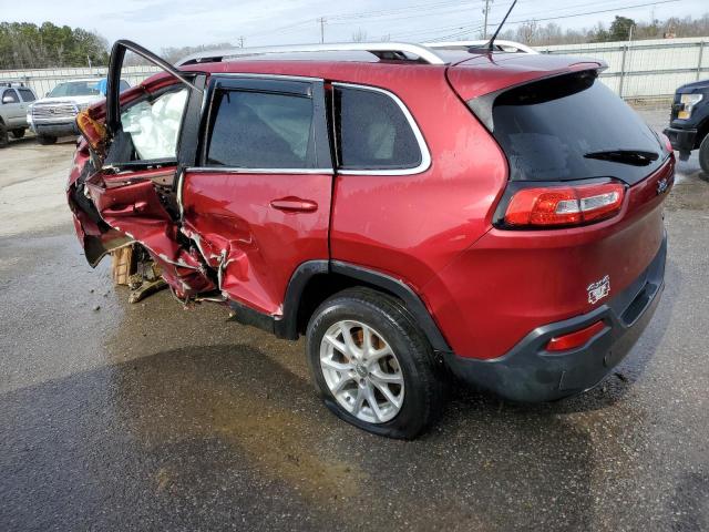 1C4PJMCSXEW126015 - 2014 JEEP CHEROKEE LATITUDE MAROON photo 2