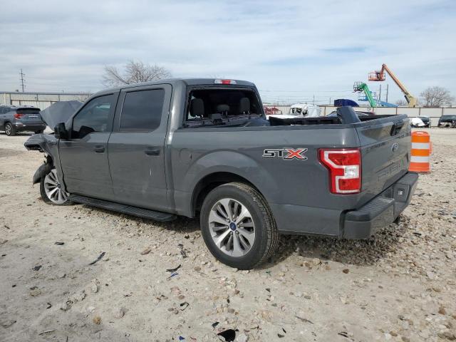 1FTEW1CP8JFB44042 - 2018 FORD F150 SUPERCREW GRAY photo 2