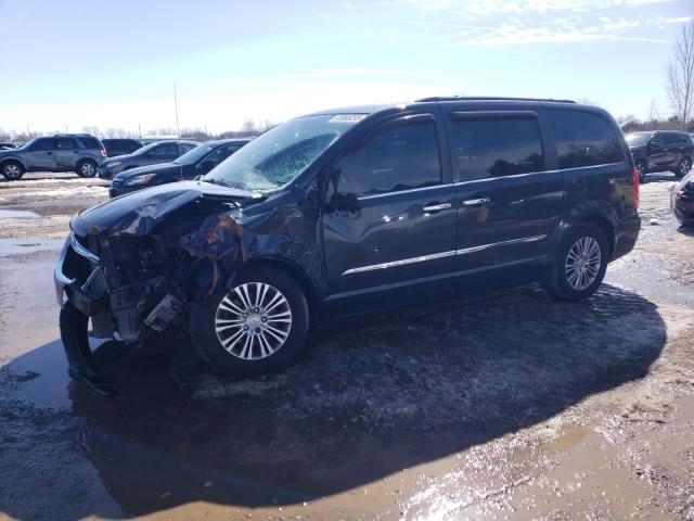 2C4RC1CG1ER243455 - 2014 CHRYSLER TOWN & COU TOURING L GRAY photo 1