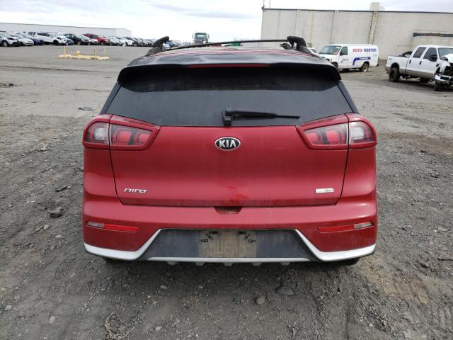 KNDCC3LC1K5231667 - 2019 KIA NIRO EX RED photo 6