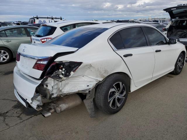 1HGCR2F31HA221503 - 2017 HONDA ACCORD LX WHITE photo 3