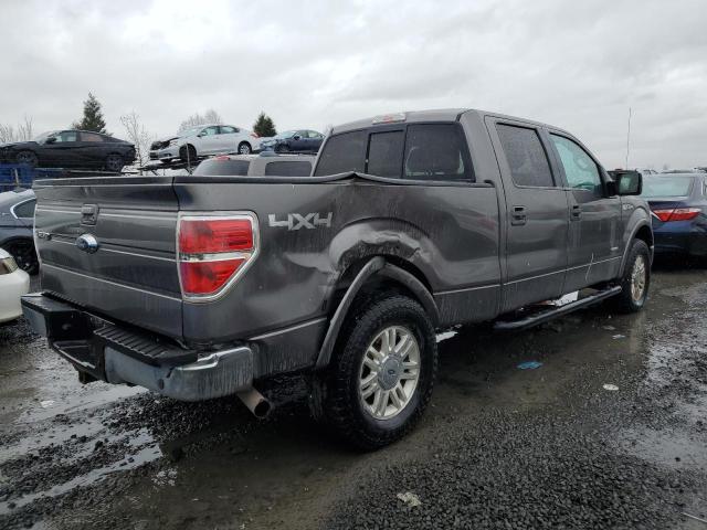 1FTFW1ET1DFE07913 - 2013 FORD F150 SUPERCREW GRAY photo 3