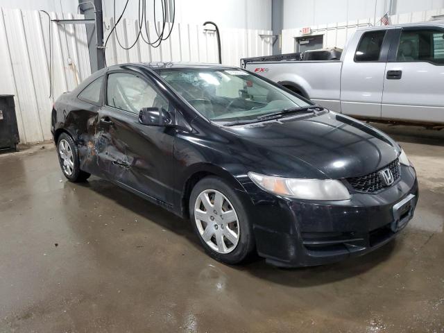 2HGFG12699H508443 - 2009 HONDA CIVIC LX BLACK photo 4