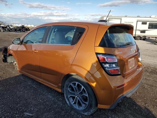 1G1JD6SG2H4164501 - 2017 CHEVROLET SONIC LT ORANGE photo 2