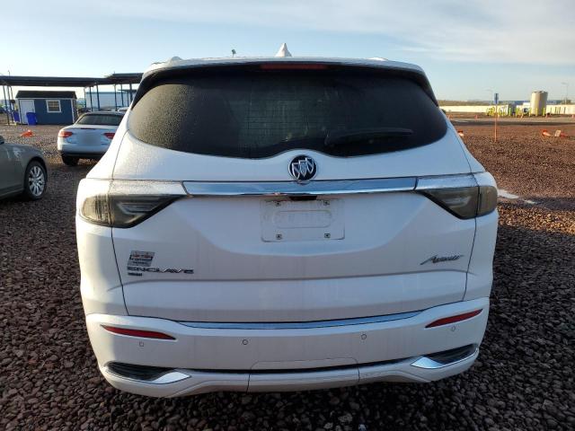 5GAEVCKW0NJ131989 - 2022 BUICK ENCLAVE AVENIR WHITE photo 6