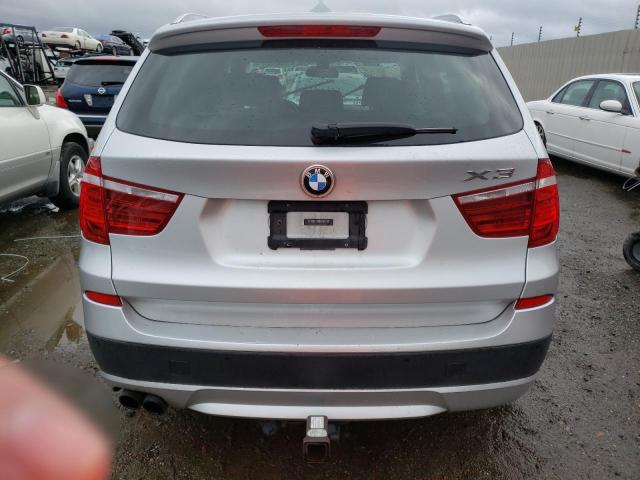 5UXWX9C56D0A29642 - 2013 BMW X3 XDRIVE28I SILVER photo 6