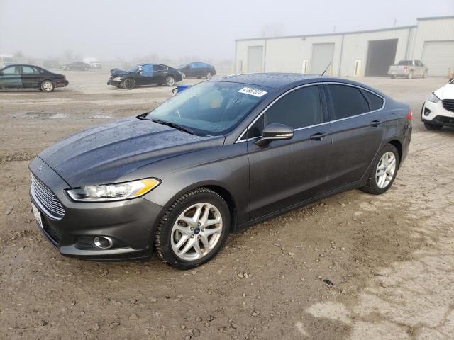 3FA6P0HD0GR133340 - 2016 FORD FUSION SE GRAY photo 1