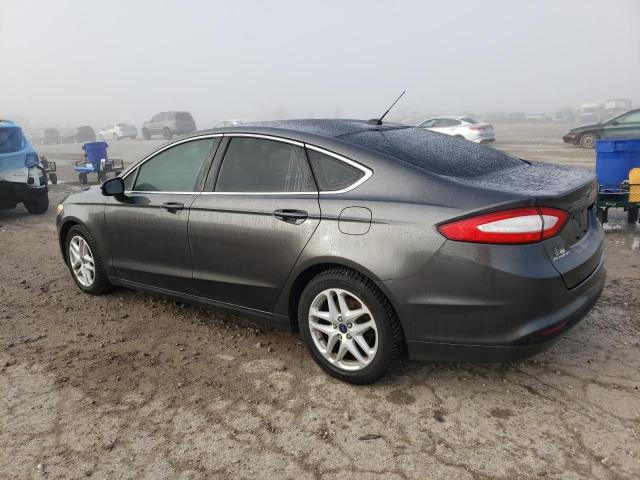 3FA6P0HD0GR133340 - 2016 FORD FUSION SE GRAY photo 2