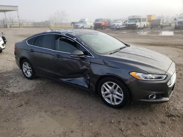 3FA6P0HD0GR133340 - 2016 FORD FUSION SE GRAY photo 4