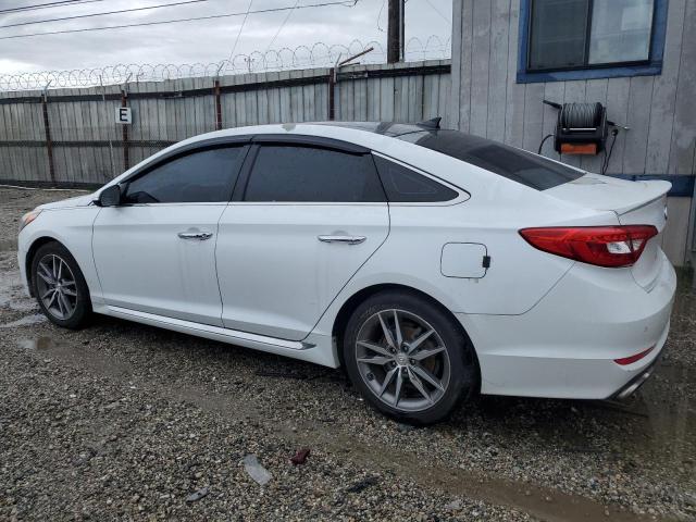 5NPE34AB8FH046983 - 2015 HYUNDAI SONATA SPORT WHITE photo 2