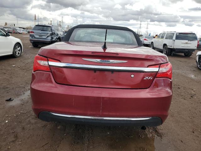 1C3BCBEB3DN696582 - 2013 CHRYSLER 200 TOURING RED photo 6