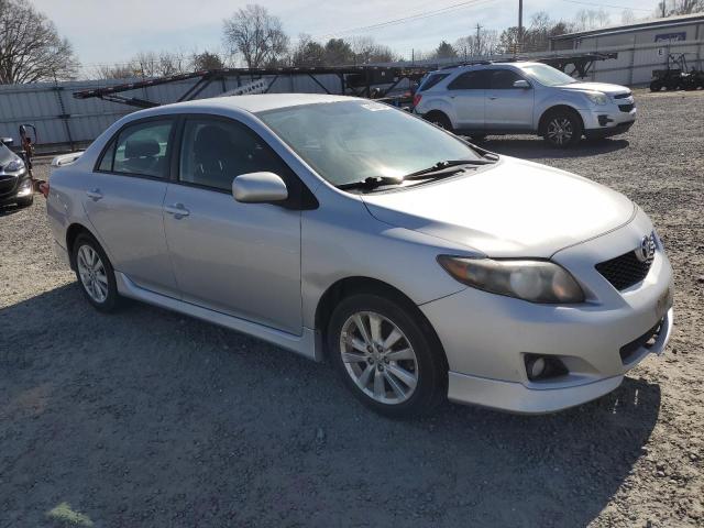 2T1BU40E99C109222 - 2009 TOYOTA COROLLA BASE SILVER photo 4