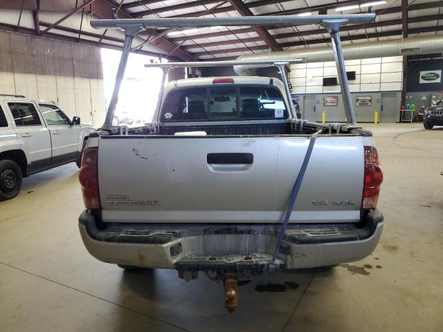 5TEMU52N87Z438853 - 2007 TOYOTA TACOMA DOUBLE CAB LONG BED SILVER photo 6