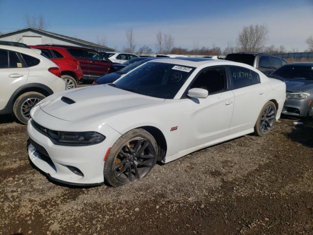 2C3CDXGJ8LH157546 - 2020 DODGE CHARGER SCAT PACK WHITE photo 1