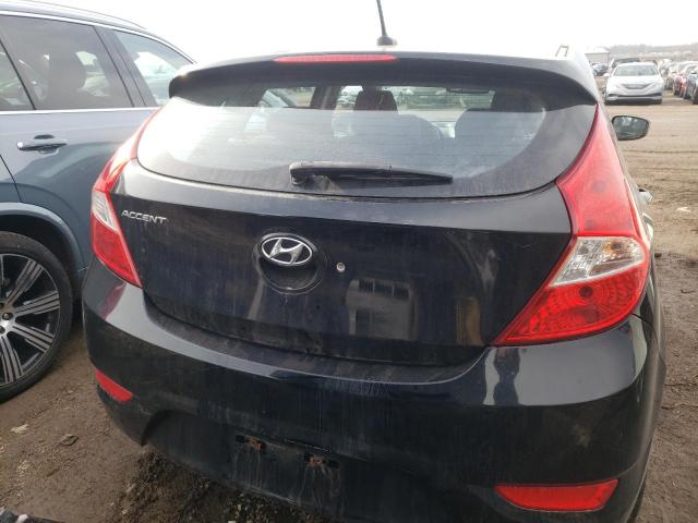 KMHCU5AE1CU034112 - 2012 HYUNDAI ACCENT GLS BLACK photo 6