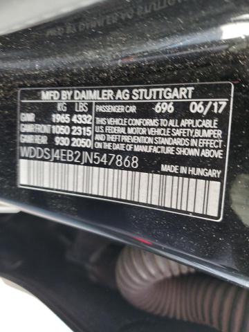 WDDSJ4EB2JN547868 - 2018 MERCEDES-BENZ CLA 250 BLACK photo 13