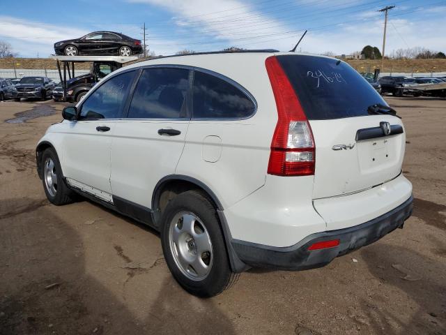 JHLRE38368C009968 - 2008 HONDA CR-V LX WHITE photo 2