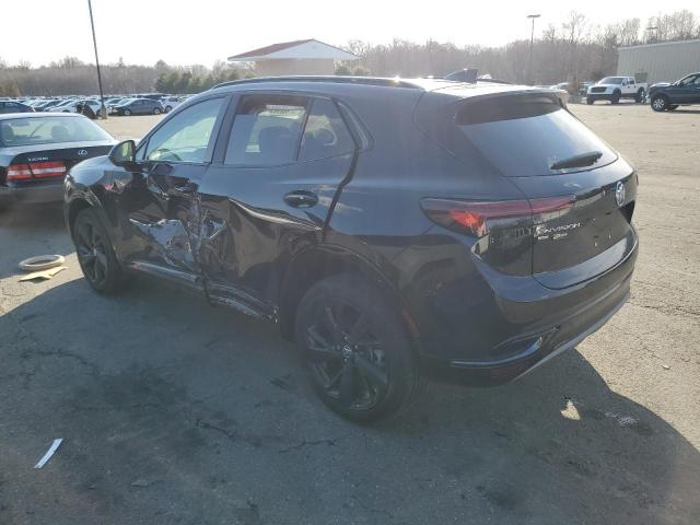 LRBFZMR46PD015830 - 2023 BUICK ENVISION PREFERRED BLACK photo 2