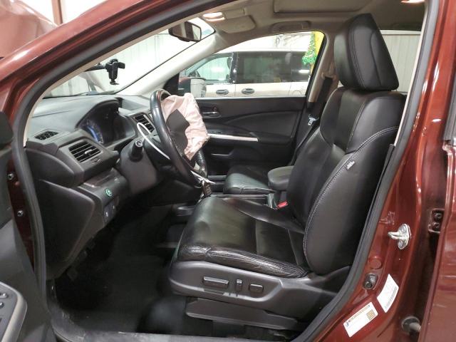 2HKRM4H71GH601628 - 2016 HONDA CR-V EXL BROWN photo 7