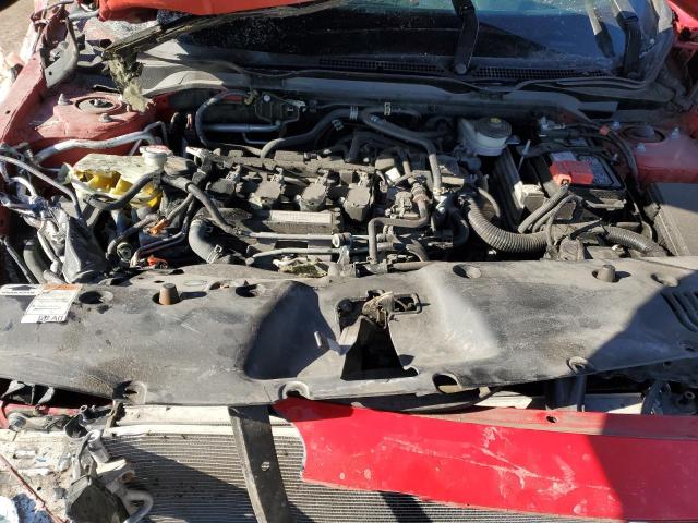 2HGFC3B7XJH350506 - 2018 HONDA CIVIC EXL წითელი ფოტო 11