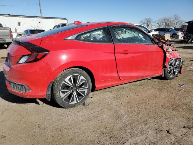 2HGFC3B7XJH350506 - 2018 HONDA CIVIC EXL წითელი ფოტო 3