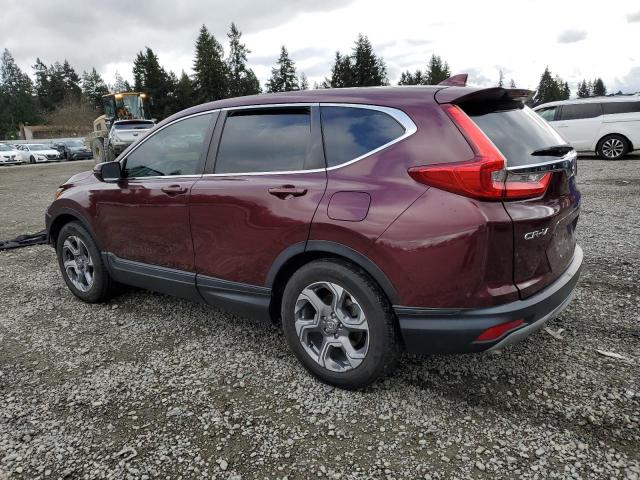 7FARW1H81HE011998 - 2017 HONDA CR-V EXL BURGUNDY photo 2