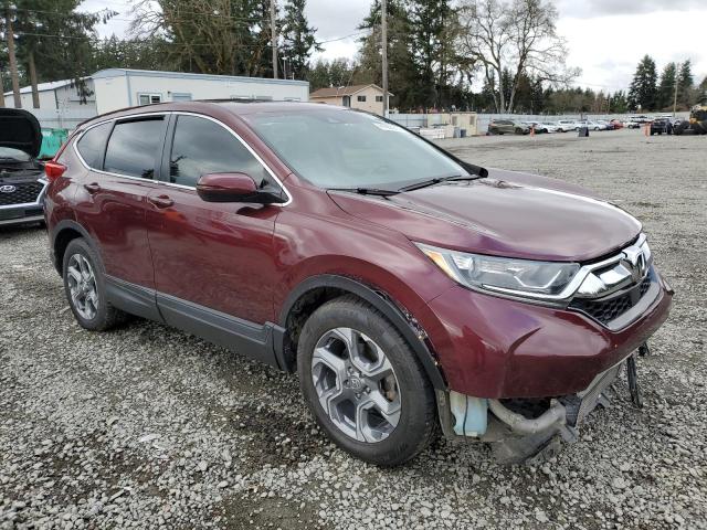 7FARW1H81HE011998 - 2017 HONDA CR-V EXL BURGUNDY photo 4