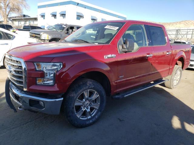 1FTEW1EP1FKE17561 - 2015 FORD F150 SUPERCREW RED photo 1