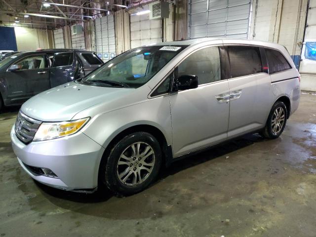 5FNRL5H61CB067586 - 2012 HONDA ODYSSEY EXL SILVER photo 1