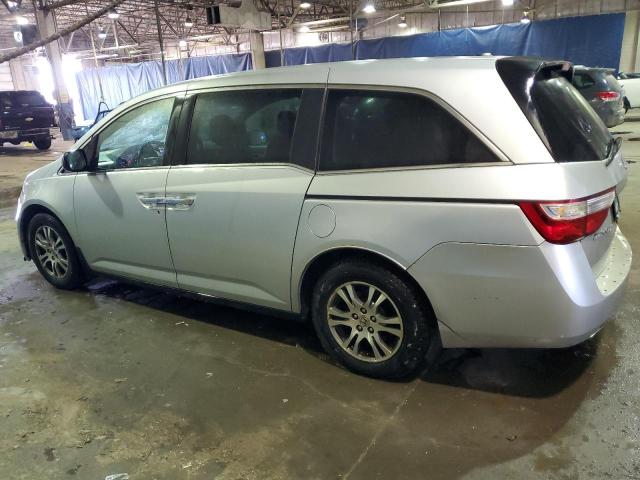 5FNRL5H61CB067586 - 2012 HONDA ODYSSEY EXL SILVER photo 2