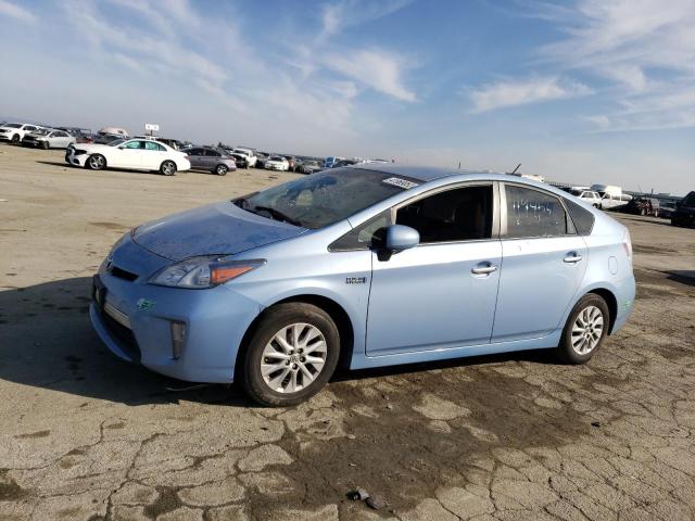 JTDKN3DP4F3067369 - 2015 TOYOTA PRIUS PLUG BLUE photo 1