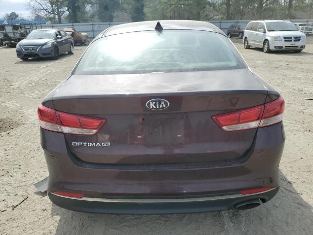 5XXGT4L35GG112174 - 2016 KIA OPTIMA LX PURPLE photo 6