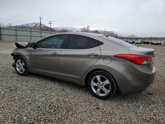 5NPDH4AE7DH184986 - 2013 HYUNDAI ELANTRA GLS TAN photo 2