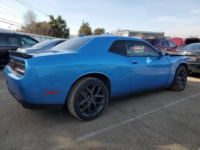 2C3CDZAG4KH705646 - 2019 DODGE CHALLENGER SXT BLUE photo 3