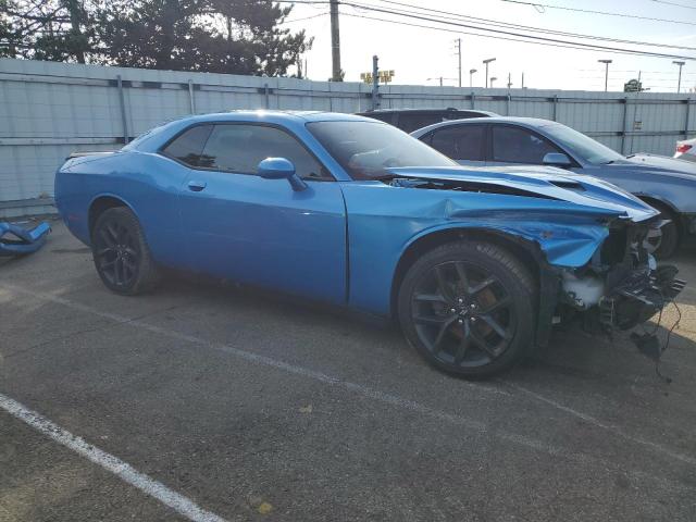 2C3CDZAG4KH705646 - 2019 DODGE CHALLENGER SXT BLUE photo 4