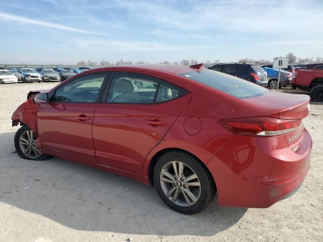 KMHD84LF0HU189427 - 2017 HYUNDAI ELANTRA SE RED photo 2