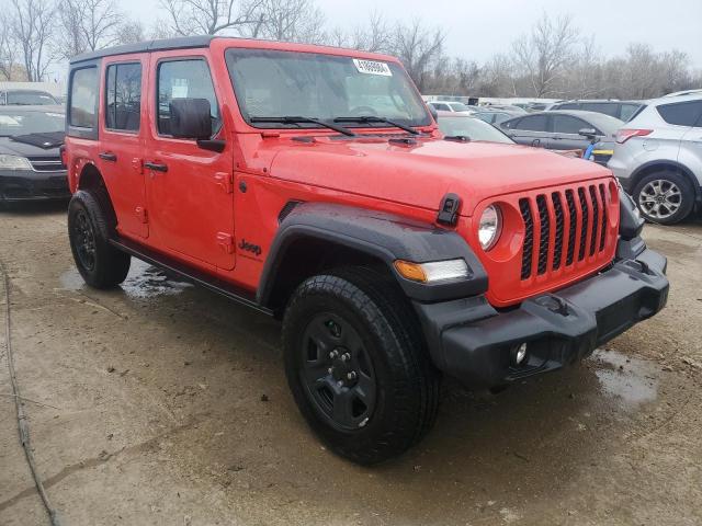 1C4PJXDN1RW154737 - 2024 JEEP WRANGLER SPORT RED photo 4