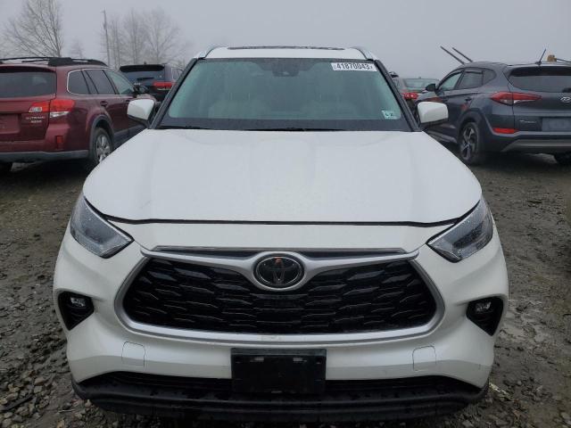 5TDGZRBH1MS113180 - 2021 TOYOTA HIGHLANDER XLE WHITE photo 5