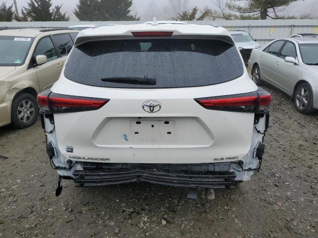 5TDGZRBH1MS113180 - 2021 TOYOTA HIGHLANDER XLE WHITE photo 6