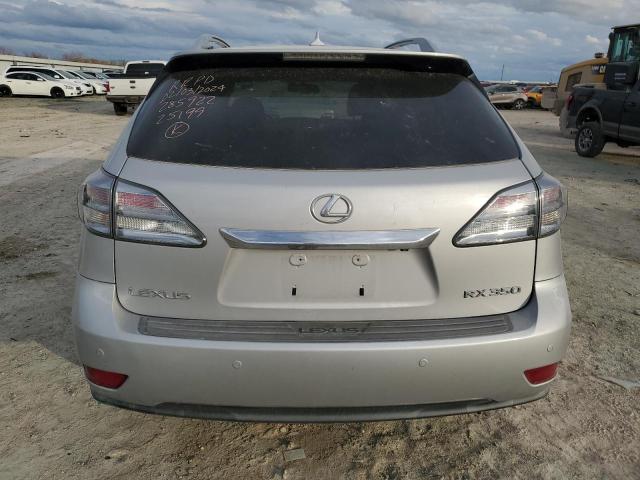 2T2ZK1BA4AC038055 - 2010 LEXUS RX 350 SILVER photo 6