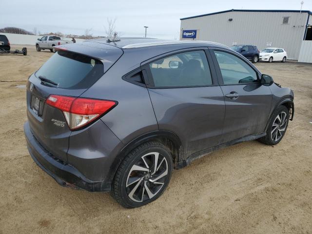 3CZRU6H18LM732559 - 2020 HONDA HR-V SPORT GRAY photo 3