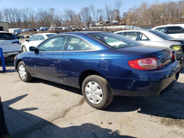 2T1CE22P42C003884 - 2002 TOYOTA CAMRY SOLA SE BLUE photo 2