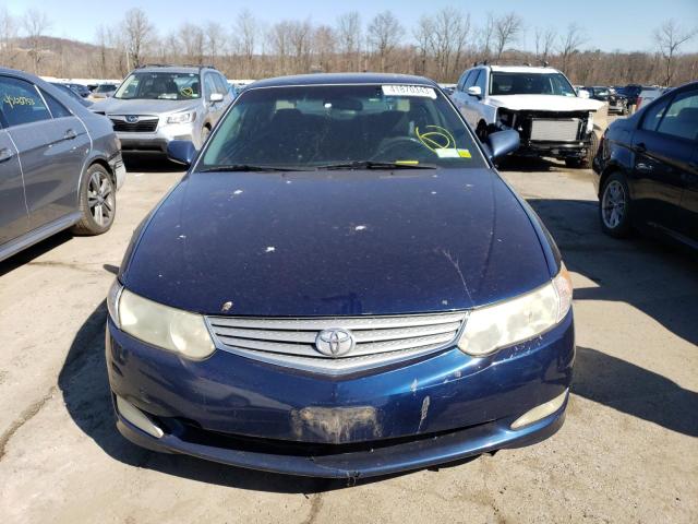 2T1CE22P42C003884 - 2002 TOYOTA CAMRY SOLA SE BLUE photo 5