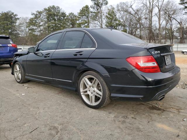 WDDGF5HB4DR261333 - 2013 MERCEDES-BENZ C 350 BLACK photo 2