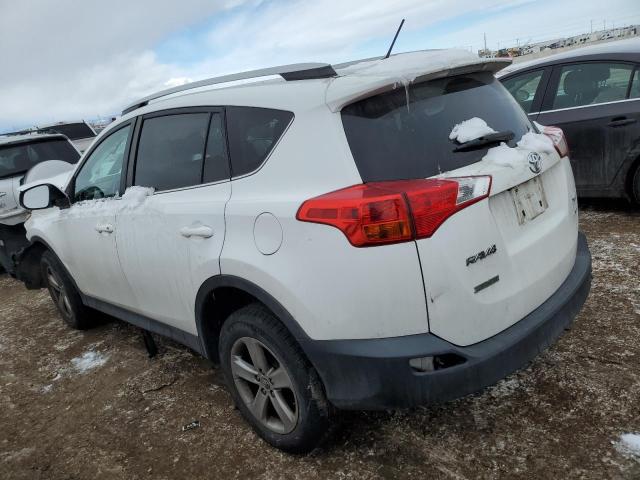 2T3RFREV5FW372243 - 2015 TOYOTA RAV4 XLE Weiß Foto 2