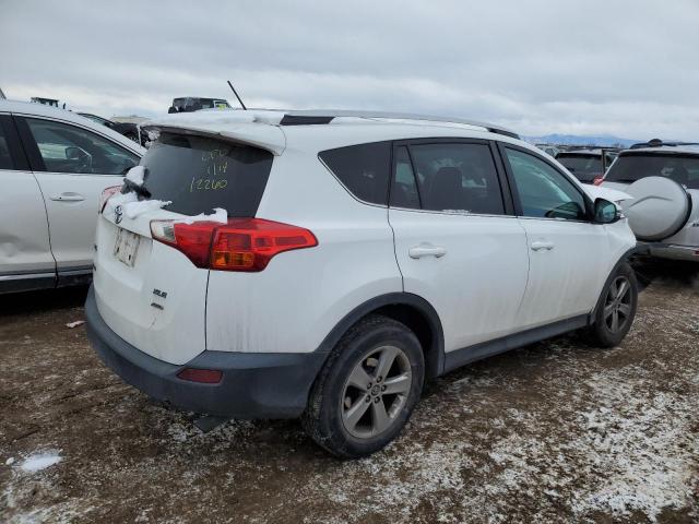2T3RFREV5FW372243 - 2015 TOYOTA RAV4 XLE Weiß Foto 3